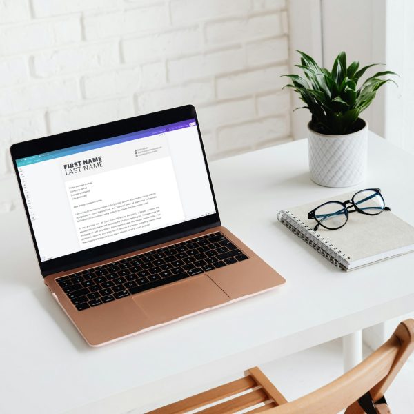 CV template by Syntax Project Solutions, showing profile, qualifications, education and professional experience