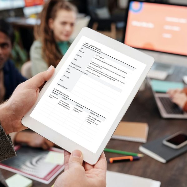 Marketing strategy template for freelancers, studios and small businesses by Project Syntax Solutions